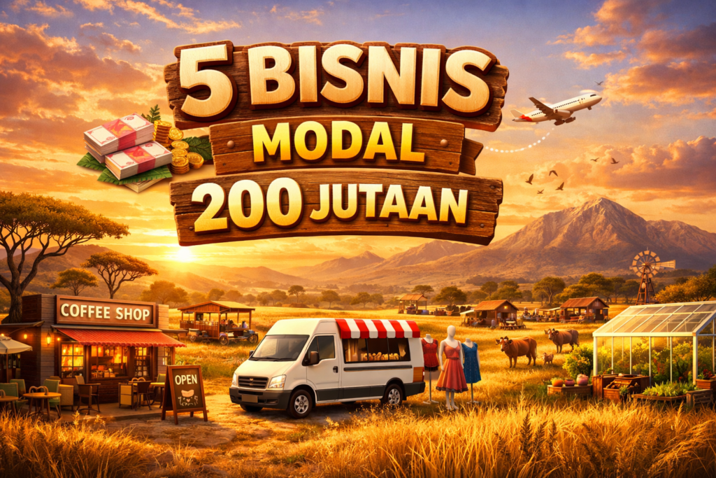 5 Bisnis Modal 200 Jutaan Terbaik 2026