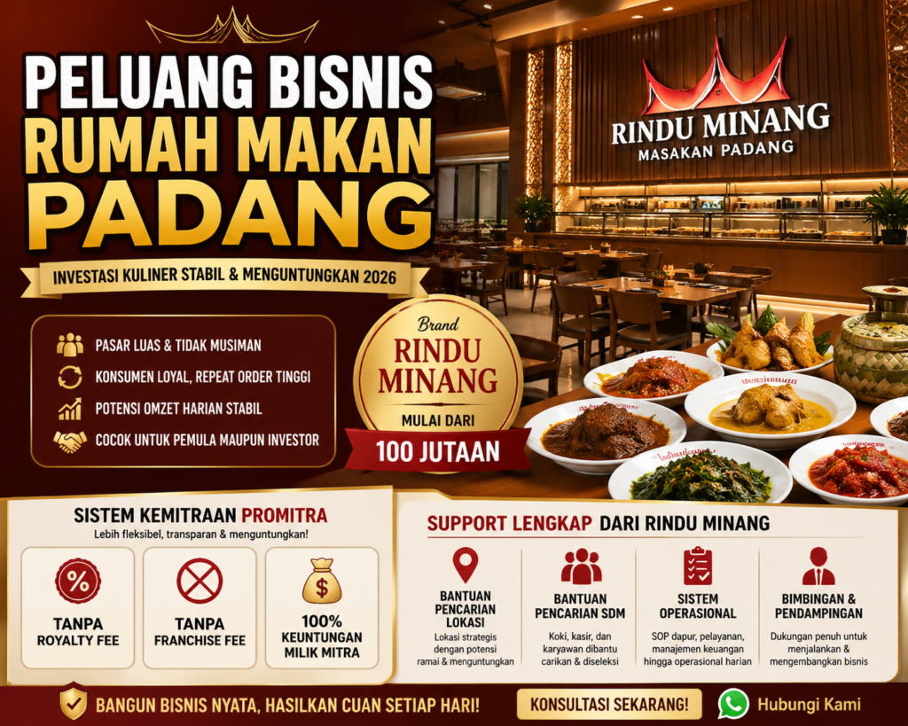Peluang Bisnis Rumah Makan Padang